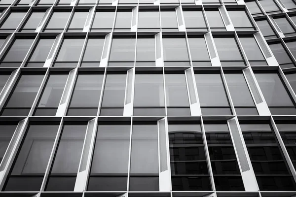 Exterior Pared Cristal Del Edificio Gran Altura Como Fondo —  Fotos de Stock