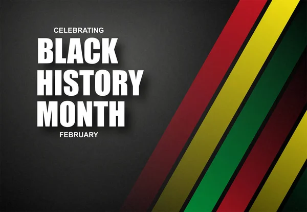Black History Month African American History Eps10 Vector — Stockový vektor