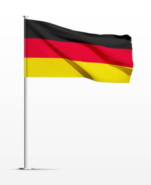 Germany flag on white background. EPS10 vector