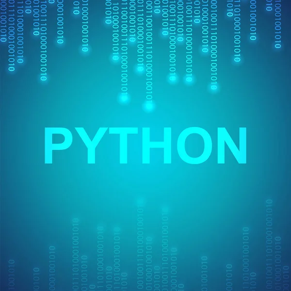 Code Binaire Python Logiciel Codage Langage Python Vecteur Eps10