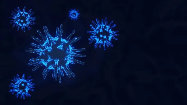 Coronavirus Utbrott Och Koronvirus Influensa Bakgrund Som Pandemisk Medicinsk Hälsorisk — Stockfoto