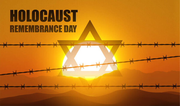 Holocaust Remembrance Day. 3d-rendering