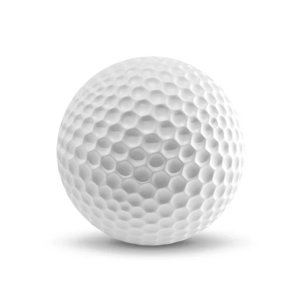 Golflabda Elszigetelt Fehér Háttérrel Renderelés — Stock Fotó