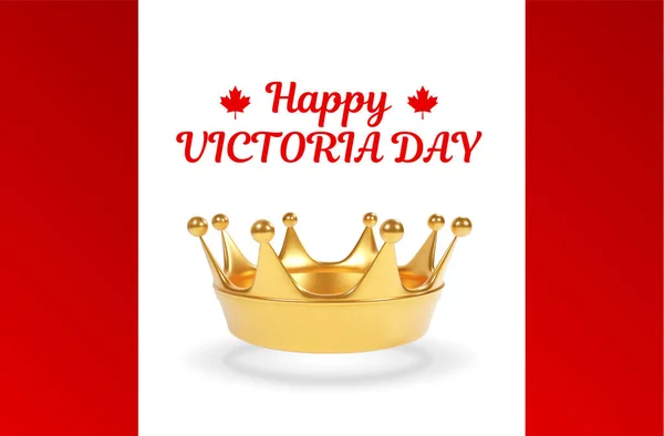 Kanada Victoria Günü Nün Kutlama Geçmişi Eps10 Vektörü — Stok Vektör