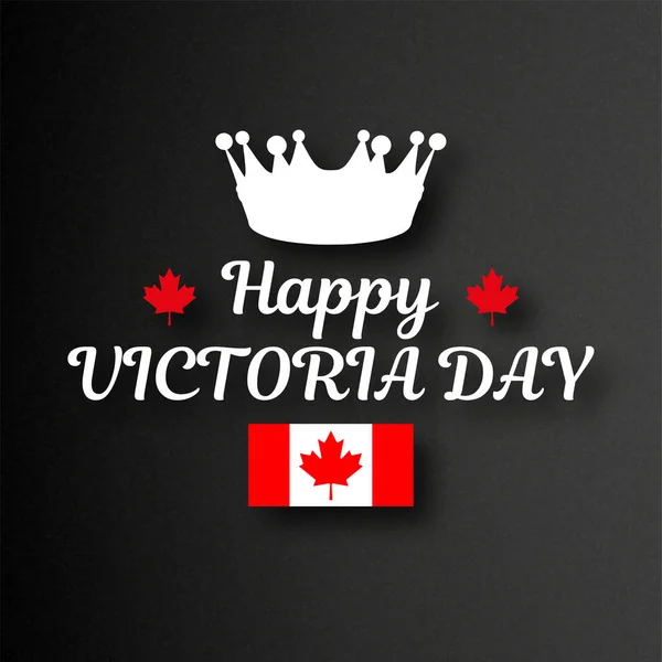 Celebration Background Victoria Day Canada Eps10 Vector — Stock Vector