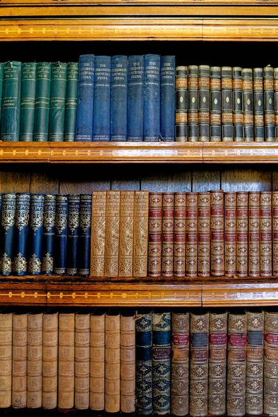 Bücher Der Bibliothek Die Bibliothek Des Viktorianischen Architekten Und Designers — Stockfoto