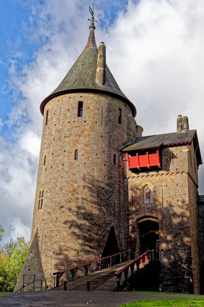 Castell Coch Castle Coch Red Castle Tongwynlais Cardiff Wales United — 图库照片