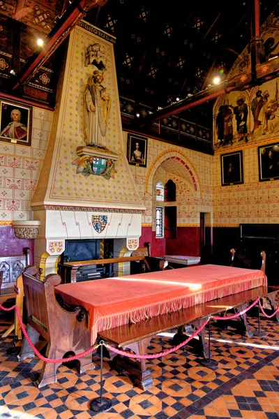 Banqueting Hall Castell Coch Red Castle Castle Coch Red Castle — Stock Photo, Image