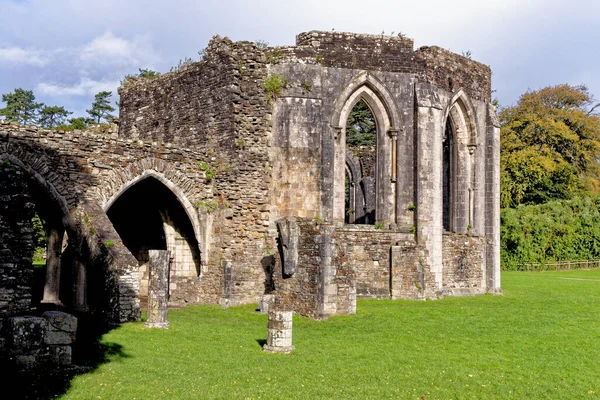 Remains Chapter House Cistercian Abbey Margam Country Park Margam Country — Stock Photo, Image
