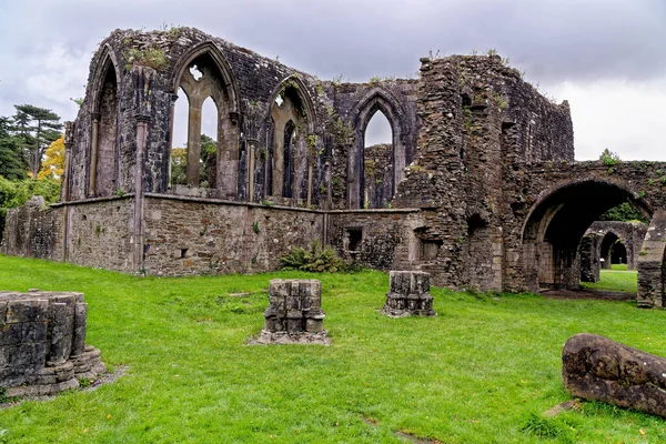 Les Restes Maison Capitulaire Abbaye Cistercienne Margam Country Park Margam — Photo