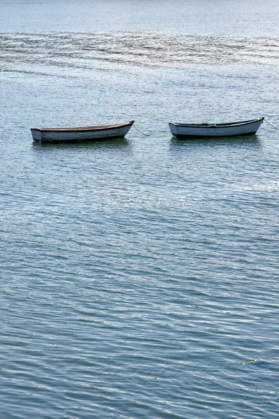 Рыбацкие Лодки Golfo Ancud Кастро Бей Остров Чило Районе Озера — стоковое фото