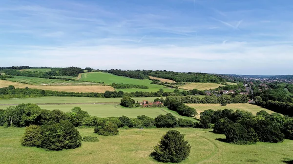 View West Wycombe Landscape Dashwood Mausoleum Hill West Wycombe Hill — Stock Photo, Image