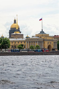 Saint Isaac Katedrali veya Isaakievskiy Sobor - büyük mimari yapı simgesi katedrali - 24 Haziran 2011 'de Rusya' nın Kuzeybatı Bölgesi, St. Petersburg 'da