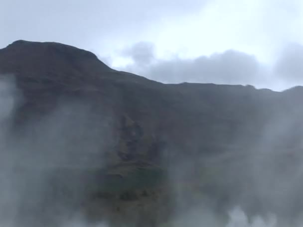 Islandzki Złoty Krąg Geysir Cel Podróży Europy Najsłynniejsze Zabytki Wyspy — Wideo stockowe