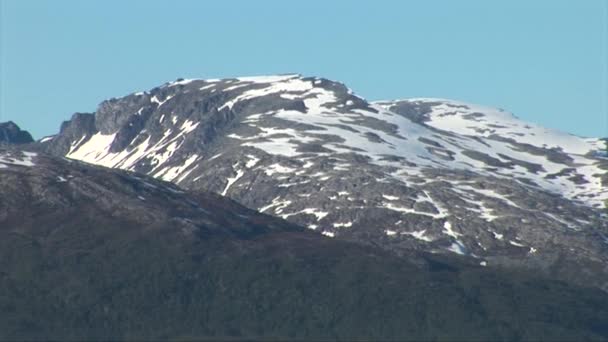 Норвегия Регион Тромсо Отправляется Летний День Через Норвежские Фьорды Порта — стоковое видео