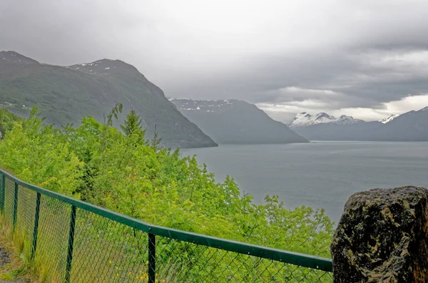 Beautiful norwegian fjord landscape in the summer time - Andalsnes - Norway. 20.06.2012