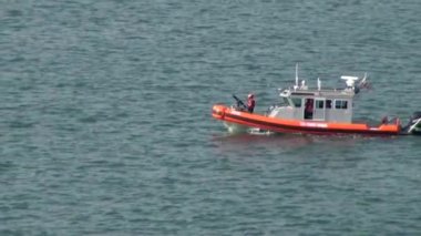 US coast guard patrol boat in San Diego - USA