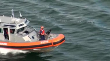 US coast guard patrol boat in San Diego - USA