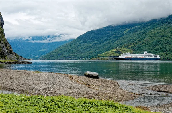 Ταξιδιωτικός Προορισμός Βόρεια Της Ευρώπης Rotterdam Cruise Ship Flam Norway — Φωτογραφία Αρχείου