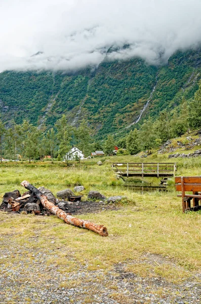 欧洲北部旅游目的地 挪威弗兰景观 弗拉姆的挪威兰斯海景风景很美 July 2012 — 图库照片