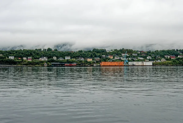 Вид Город Муниципалитет Алесунд Графстве Море Ромсдал Норвегия Путешествие Север — стоковое фото