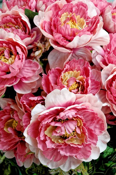 Close Kolorowy Kwiat Rynku Ulicznym Kwiaty Sprzedaż Rynek Kwiatów — Zdjęcie stockowe