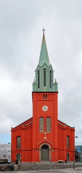 Petri Kirke Kostel Petriho Farní Kostel Norského Kostela Velké Obci — Stock fotografie