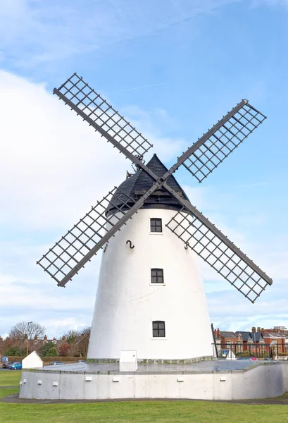 Lytham Annes Väderkvarn Lytham Windmill Ligger Lytham Green Kuststaden Lytham — Stockfoto