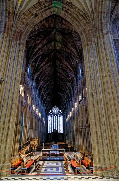 Worcester Cathedral Interior Worcester Worcestershire England United Kingdom 28Th January — Stock Photo, Image