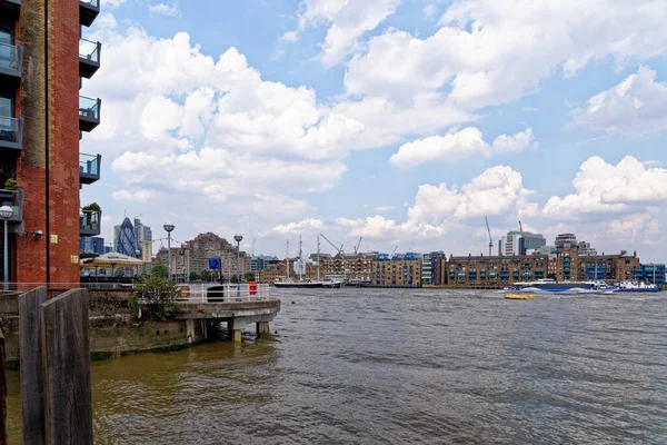 Bermondsey South East London China Wharf River Thames Londyn Wielka — Zdjęcie stockowe
