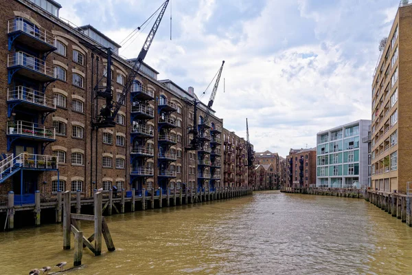 Budovy Číně Wharf Bermondsey Řeka Temže Londýn Velká Británie Června — Stock fotografie