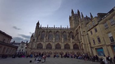 Seyahat güzergahı Birleşik Krallık - Bath City Center, Somerset, İngiltere - 8 Nisan 2023