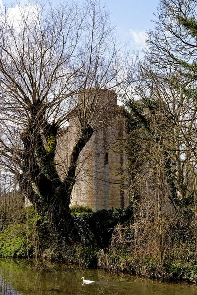 Замок Нонні Рів Селі Нунні Побудований 1370 Роках Сером Джоном — стокове фото