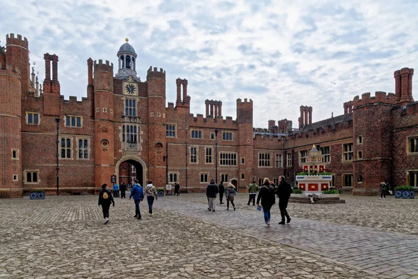 Viii Henrik Borszökőkút Felüdülése Hampton Court Palace Ban London Anglia — Stock Fotó