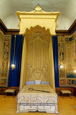 Hampton Court Sarayı 'ndaki King' s Room, Richmond Thames, Surrey, Londra, İngiltere. 22 Nisan 2023