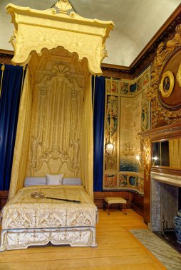 Hampton Court Sarayı 'ndaki King' s Room, Richmond Thames, Surrey, Londra, İngiltere. 22 Nisan 2023