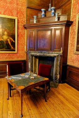 Hampton Court Sarayı 'ndaki King' s Room, Richmond Thames, Surrey, Londra, İngiltere. 22 Nisan 2023