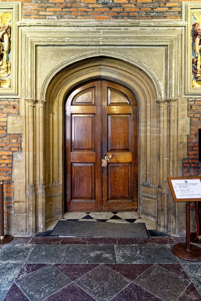 Puerta Entrada Chapel Royal Hampton Court Palace Richmond Thames Surrey —  Fotos de Stock