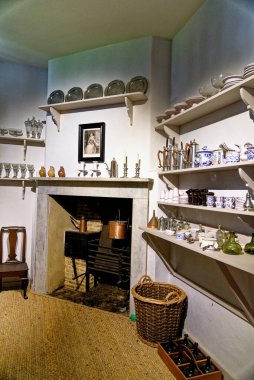 Hampton Court Sarayı 'ndaki Çikolata Mutfağı, Richmond, Thames, Surrey, Londra, İngiltere. 22 Nisan 2023