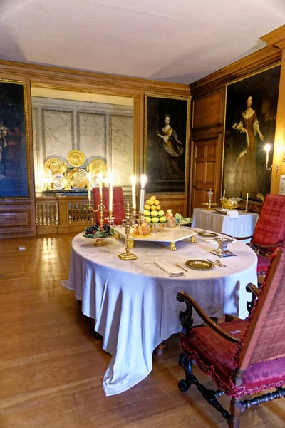 King Dining Room Hampton Court Palace Richmond Thames Surrey Londyn — Zdjęcie stockowe