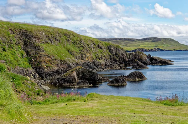 Άποψη Του Νησιού Bressay Από Lerwick Νήσοι Shetland Σκωτία Ιουλίου — Φωτογραφία Αρχείου