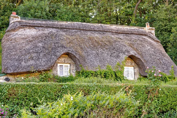 Thatched Roof Thatched Cottage Dunraven Southerndown Glamorgan Heritage Coast Vale — Foto Stock