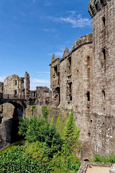 Руины Средневекового Замка Раглан Валлийский Кастелл Раглан Монмотшир Уэльс Великобритания — стоковое фото