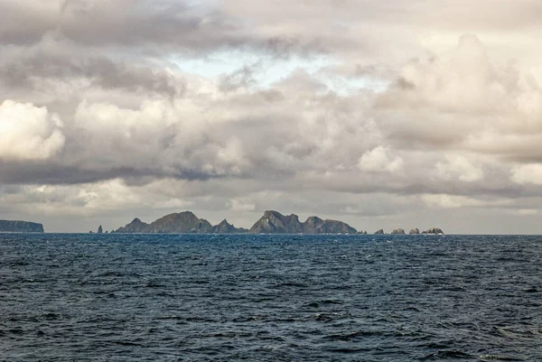 stock image Cruising Cape Horn on rough sea. Cape Horn is rocky point on Hornos Island, part of the Tiera del Fuego archipelago of southern Chile, South America. 01.01.2014