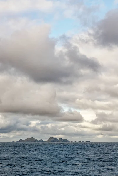 stock image Cruising Cape Horn on rough sea. Cape Horn is rocky point on Hornos Island, part of the Tiera del Fuego archipelago of southern Chile, South America. 01.01.2014