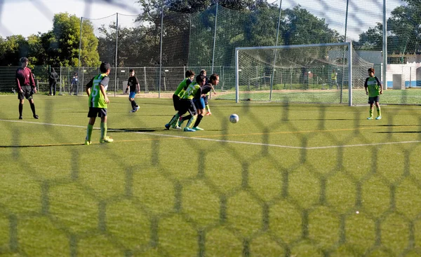 포르투갈 알카네나 단체에서 스포츠를 어린이 경기장 Joaquim Maria Baptista 2014년 — 스톡 사진