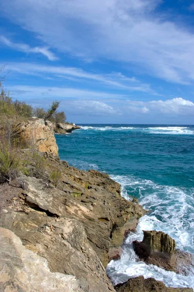 Zeegezicht Aan Kust Van Nawiliwili Baai Kauai Island Hawaï — Stockfoto