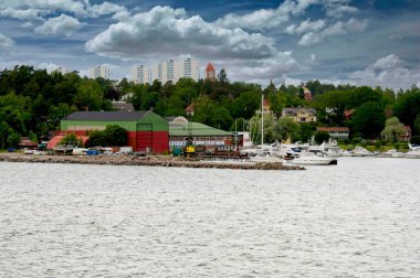 İsveç, Stockholm, Stockholm Denizcilik - Baltık Denizi 'ndeki en büyük takımadalardan biri ve 30,000 ada içeriyor. 25 Temmuz 2011