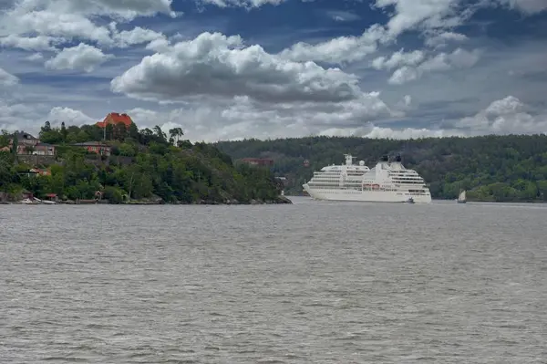 Gemi gemileri Crystal Symphony Stockholm Takımadaları, İsveç, Stockholm, Yelkenli Yat Stockholm Takımadaları - 25 Temmuz 2011