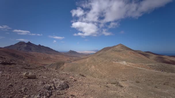 加那利岛 弗尔特文图拉 Pajara和La Pared之间的西西里天文学家的观点的全景景观 2023年9月20日 — 图库视频影像
